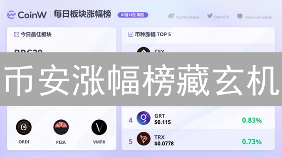 币安涨幅榜藏玄机？揭秘暴涨币种背后的真相！