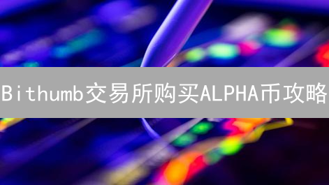 Bithumb交易所购买ALPHA币攻略：新手避坑指南！