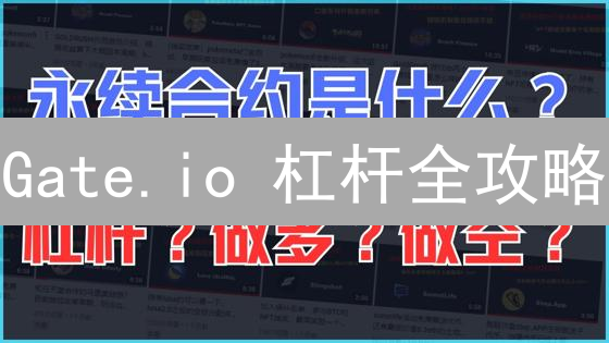 Gate.io 杠杆全攻略：如何查看 & 管理杠杆信息？